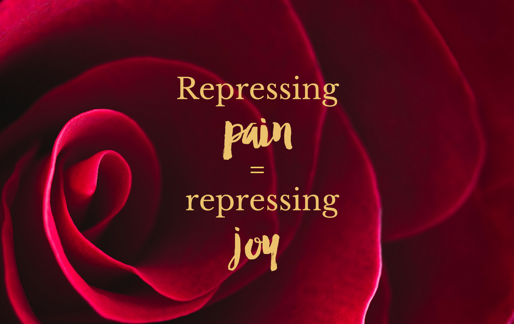 Repressing pain = repressing joy