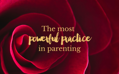 The most powerful practice in parenting