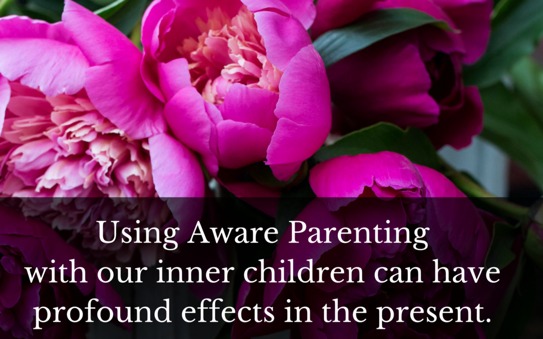 Using Aware Parenting with our inner children can have profound effects in the present