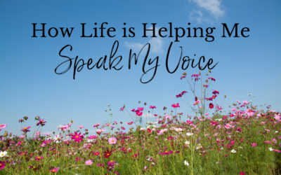 How Life is Helping Me Speak My Voice