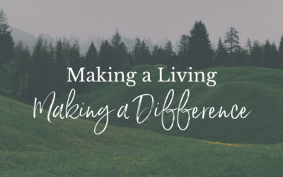 Making a Living Making a Difference